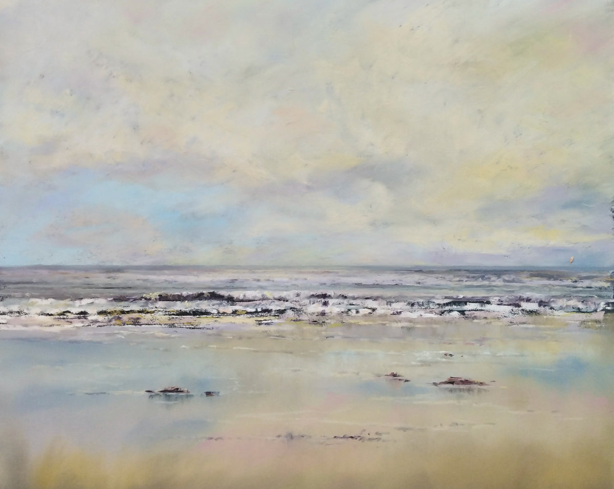 Original Tide Going Out Pastel **SOLD – Esther Armstrong